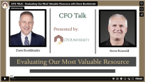 CFO TALK - Evaluating Our Most Valuable Resource with Dave Bookbinder