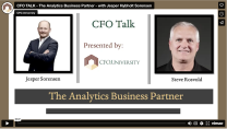 CFO TALK - The Analytics Business Partner - with Jesper Hybholt Sorensen
