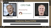 CFO Talk:  Analytics Based EPM  with Gary Cokins