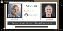 CFO Talk: Accelerating Finance Transformation with Andrew Codd
