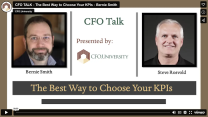 CFO TALK - The Best Way to Choose Your KPIs - Bernie Smith